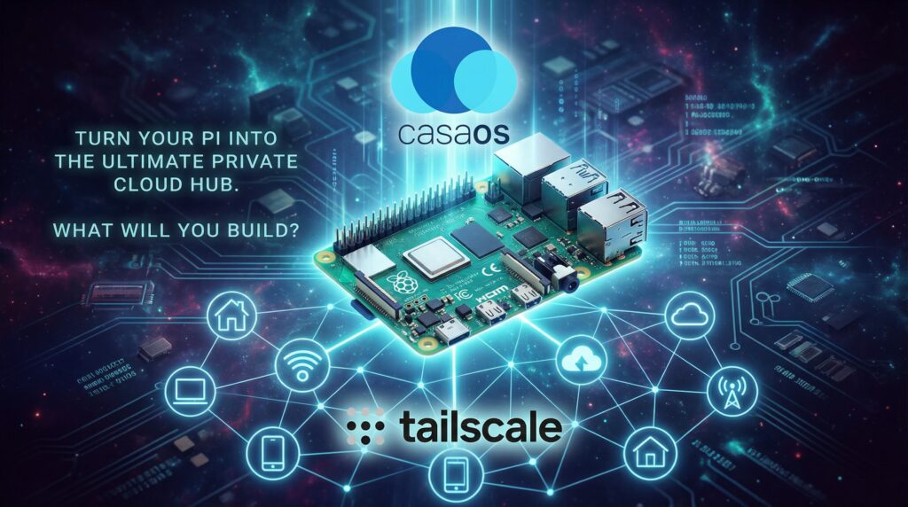 Raspberry Pi setup with CasaOS and Tailscale